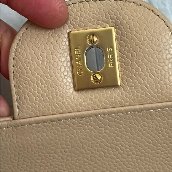 100% authentic CHANEL jumbo clair cream beige GHW - Picture 9 of 12